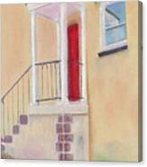 Red Door - Baltimore Canvas Print