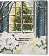Reflections Of Christmas Canvas Print