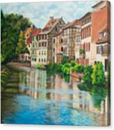 Reflections Of Strasbourg Canvas Print