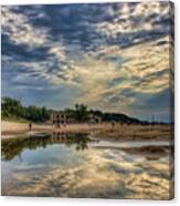 Reflections On The Beach Canvas Print