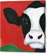 Regina The Happy Cow Canvas Print