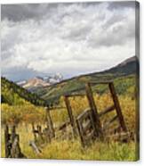 Remains Of A Corral Canvas Print