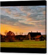Remains Of A Late Autumn Day Canvas Print