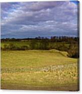 Remnants Of Hadrians Wall England Canvas Print