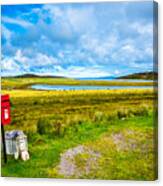 Remote Mailbox In Scotland Canvas Print