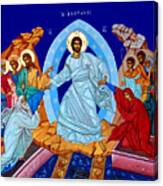Resurrection In The Bible Canvas Print