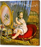 Retro Tobacco Label 1860 Canvas Print