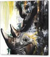 Rhino Ii Canvas Print