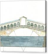 Rialto Bridge Venice Canvas Print