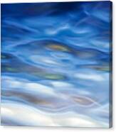 Rippling Blue Canvas Print