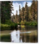 Millers Creek Painterly #2 Canvas Print