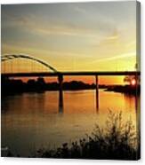 River Sunset Canvas Print