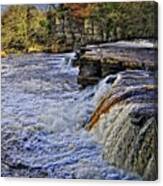 River Swale At Richmond Yorkshire Canvas Print