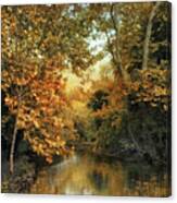 Riverbank Reflections Canvas Print