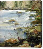 Rivers Edge Canvas Print