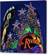 Riviera Sign Las Vegas Canvas Print