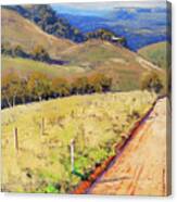 Road Into The Kanimbla Valley Canvas Print