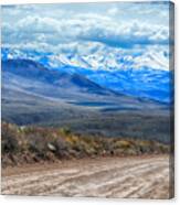 Road To Bodie Canvas Print