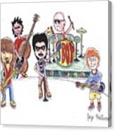 Rock Band Canvas Print