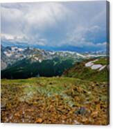 Rock Cut Overlook From Trail Ridge Road, Rocky Mountain National Park, Colorado Canvas Print