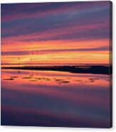 Rock Harbor Sunset Canvas Print