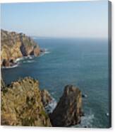 Rocks Near To Cabo Da Roca Canvas Print