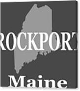 Rockport Maine State City And Town Pride Canvas Print