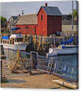 Rockport Waterfront Canvas Print