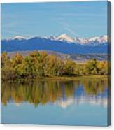 Rocky Mountain Front Range Autumn Panorama Canvas Print