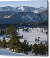 Rocky Mountain National Park - Winter Canvas Print