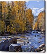 Rocky Mountain Water Canvas Print