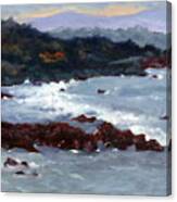 Rocky Surf Canvas Print