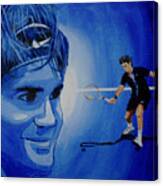 Roger Federer Canvas Print