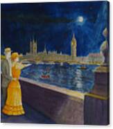 Romantic Edwardian London Canvas Print
