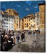 Rome - Piazza Della Rotunda Canvas Print