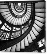 Rookery Black And White Canvas Print