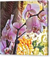 Rose Cottage Orchid Canvas Print
