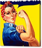 Rosie The Rivetor Canvas Print