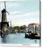 Rotterdam Achterhaven 1890 Canvas Print