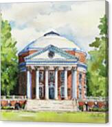 Rotunda At The University Of Virginia Canvas Print
