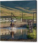 Round Up Canvas Print