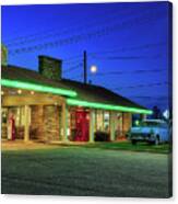 Route 66 Best Western Canvas Print
