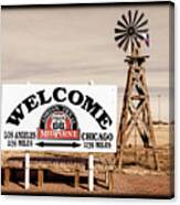 Route 66 Midpoint Canvas Print