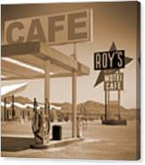 Route 66 - Roy's Motel Canvas Print
