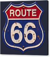 Route 66 Shirt Canvas Print