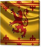 Royal Banner Of The Royal Arms Of Scotland Canvas Print