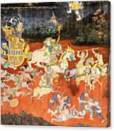 Royal Palace Ramayana 09 Canvas Print