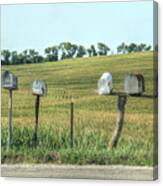 Rural Delivery Canvas Print