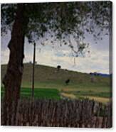 Rustic Log Fence Utah Countryside Photograph By Colleen Canvas Print