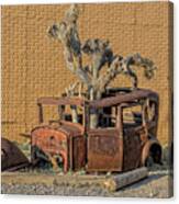 Rusty In The Desert Canvas Print